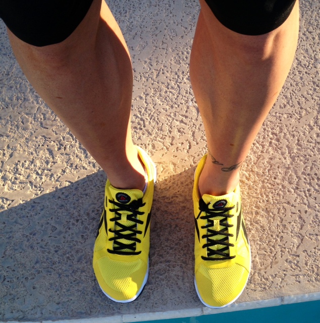 yellow reebok crossfit shoes